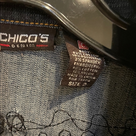 Denim Jacket w/ Detail by Chico’s - Picture 3 of 7